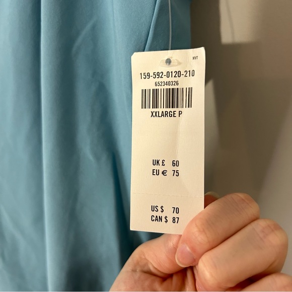 NWT Abercrombie & Fitch Blue Workout Exercise Dress - Picture 5 of 6